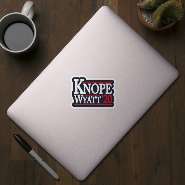 Leslie Knope and Ben Wyatt Presidential Election 2020 Parks and Rec by stayfrostybro